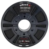 3DXTech WearX Wear Resistant Nylon Filament Black 0.5kg 1.75mm