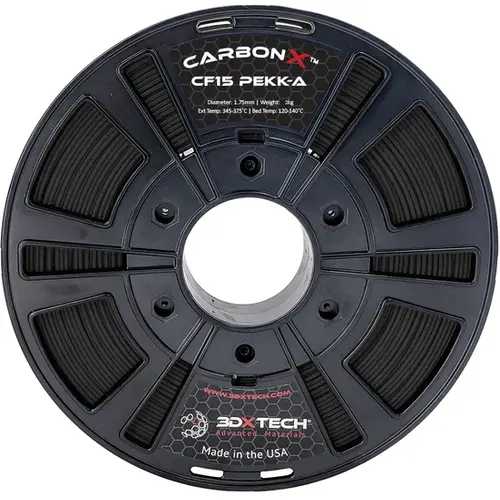 3DXTech CarbonX PEKK-A+CF15 Black 0.25kg 1.75mm